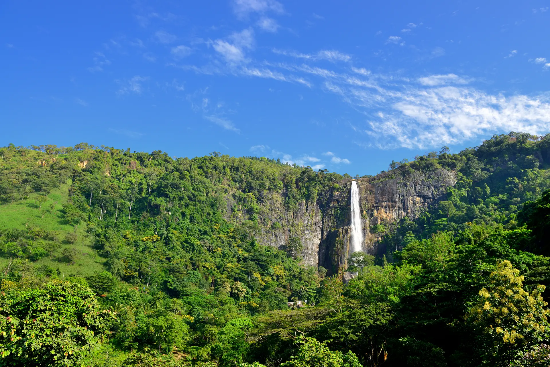 Waterfall in the hill country