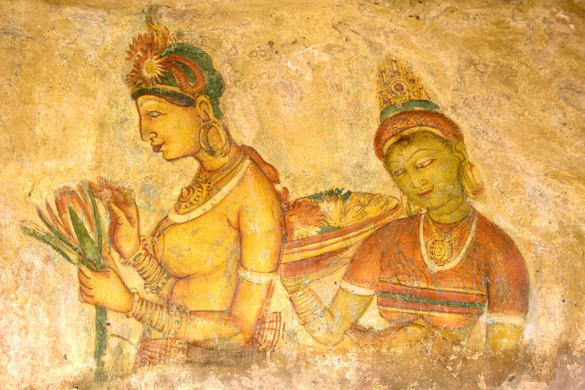 The Sigiriya frescoes